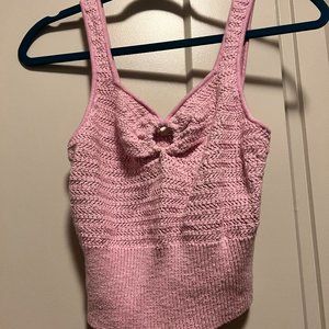 Pink Crochet Top